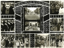 Fotoreportaż w formie pocztówki. Nawiedzenie Obrazu Matki Bożej Częstochowskiej w parafii p.w. św. Michała Archanioła w Łazach.