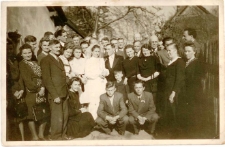 Przełom lat 30 i 40. Wesele na ul. Młynek w Łazach