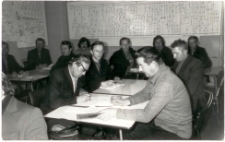 Szkolenie maszynistów odbywające się w Wieży Ciśnień w Łazach