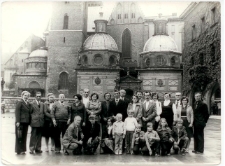 Wycieczka pracowników kolei w Łazach i członków ich rodzin do Krakowa.