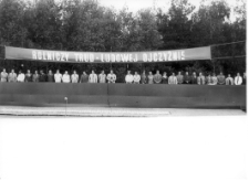 Święto Ziemniaka w Mońkach. 1977 rok. Trybuna honorowa.
