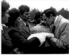 Święto Ziemniaka w Mońkach. 1978 rok. Gospodarze Święta Ziemniaka.
