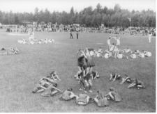 Święto Ziemniaka w Mońkach. 1978 rok. Zespół Promyki.