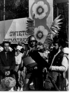 Święto Ziemniaka w Mońkach. 1979. Historyczna scena z 1683r.