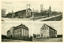 Czteroobrazkowa pocztówka Węglinca z 1916 r.