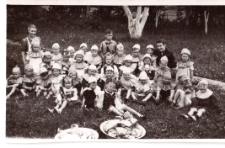 Przedszkole w Unisławiu. Lata 50. XX. w.