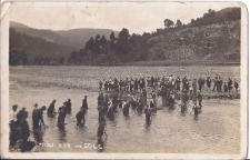 Połów ryb na rzece Sole.