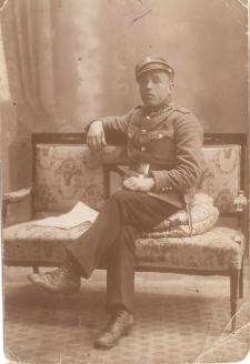 Rok 1919. Kapral policji Szymon Zuchowski. Portret