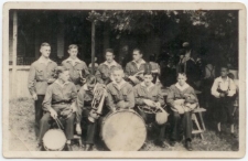 Rok 1932. Orkiestra Katolickiego Stowarzyszenia Młodzieży w Parku Strzeleckim