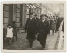 Rok 1932. Fragment ul. Hallera w Sępólnie