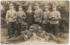 Rok 1928. Orkiestra Katolickiego Stowarzyszenia Młodzieży. Zielone Świątki