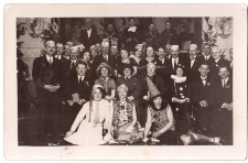 Lata 30. Bal maskowy w świetlicy Cukrowni Unisław