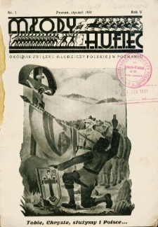 Młody Hufiec. Okólnik Związku Młodzieży Polskiej w Poznaniu. 1931, nr 1 (styczeń)