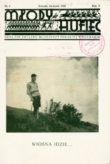 Młody Hufiec. Okólnik Związku Młodzieży Polskiej w Poznaniu, nr 4