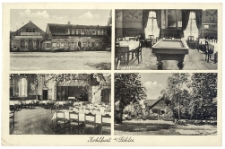 1939 rok. Kohlfurt - Hotel Waldhaus i Nadleśnictwo. Pocztówka