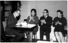 1973. Spotkanie autorskie z Henrykiem Biłką w Miejskiej Bibliotece Publicznej w Andrychowie