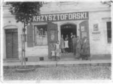 1928-1930. Sklep Edmunda Krzysztoforskiego w Kętach