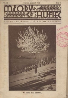 Młody Hufiec. Okólnik Związku Młodzieży Polskiej w Poznaniu. 1931, nr 12 (grudzień)