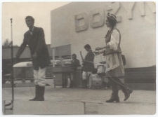 Lata 70. Zespół muzyczny podczas dożynek w Myślęcinku