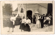 13.07.1952. Łabiszyn. Ślub Teresy Wiatr i Stanisława Masalskiego