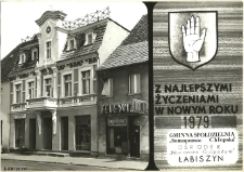 1.01.1979. Pocztówka z Łabiszyna z życzeniami noworocznymi