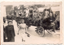 1946. Dożynki na terenie gminy Szczytna