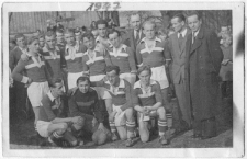 1947. Drużyna piłkarska klubu sportowego "Unia" w Szczytnej
