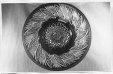 1955-1956. Wzór zdobienia kryształów w gminie Szczytna