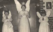 Styczeń 1970. Jasełka w kościele św. Wojciecha w Trzcielu