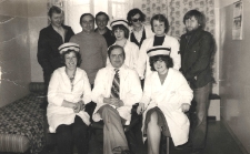 1978, Trzciel. Pracownicy Ośrodka Zdrowia w Trzcielu