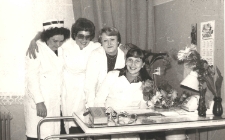 1981, Trzciel. Pielęgniarki z Ośrodka Zdrowia w Trzcielu