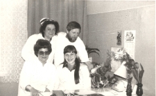 1981, Trzciel. Pracownicy Ośrodka Zdrowia