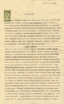 30 października 1924. Tarnopol. Akt notarialny