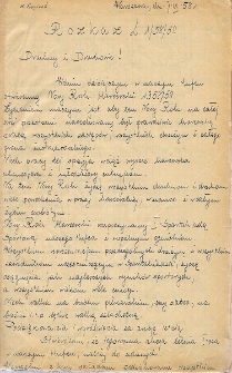Rozkaz Hufca Targówek L 1/1958–1959