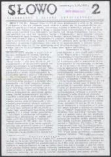 Słowo Robotnik&oacute;w i Młodej Inteligencji, nr 2