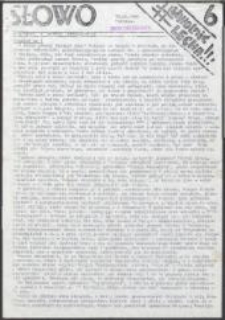 Słowo Robotnik&oacute;w i Młodej Inteligencji, nr 6