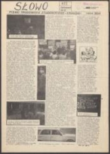 Słowo. Pismo środowiska studenckiego, nr 3