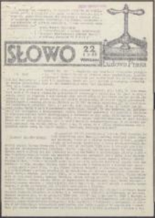 Słowo, nr 22