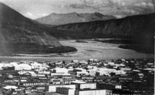 Czasy współczesne - widok miasta Czeremuszki nad Jenisiejem.