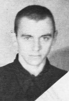 Jerzy Picheta w ostatnich dniach uwięzienia w łagrze - zdjęcie do sprawki obozowej.