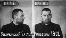 Jastremski Szymon s. Mateusza, ur. 1902 - portret więzienny.
