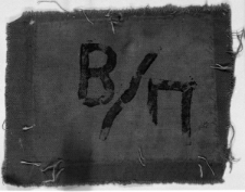 Opaska więźniarska z obozu w Borowiczch.