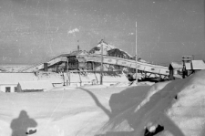 Zabudowania kopalni, sortownia węgla.