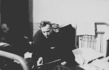 Bernard Grzywacz po wyjściu na półwolność.