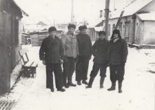 Polacy i Estończycy, stoją od lewej: Hans Kauber, Wilde, Jurij Rozenberg, Leon Tejwan, Hari, Lemberg.