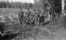 Żołnierze Armii Krajowej z oddziałów działających na Grodzieńszczyźnie po 1945 roku.