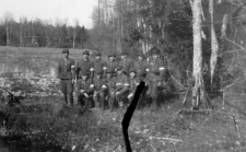 Żołnierze AK z działających na Grodzieńszczyźnie po 1945 roku odziałów "Niemna" i "Fali".