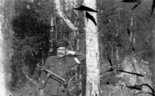 Żołnierz AK z oddziałów działających na Grodzieńszczyźnie po 1945 roku.