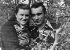 Stanisław i Eugenia Manujło po zwolnieniu z łagru.