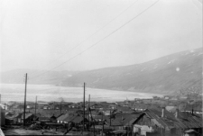 Widok osiedla i panorama zatoki.